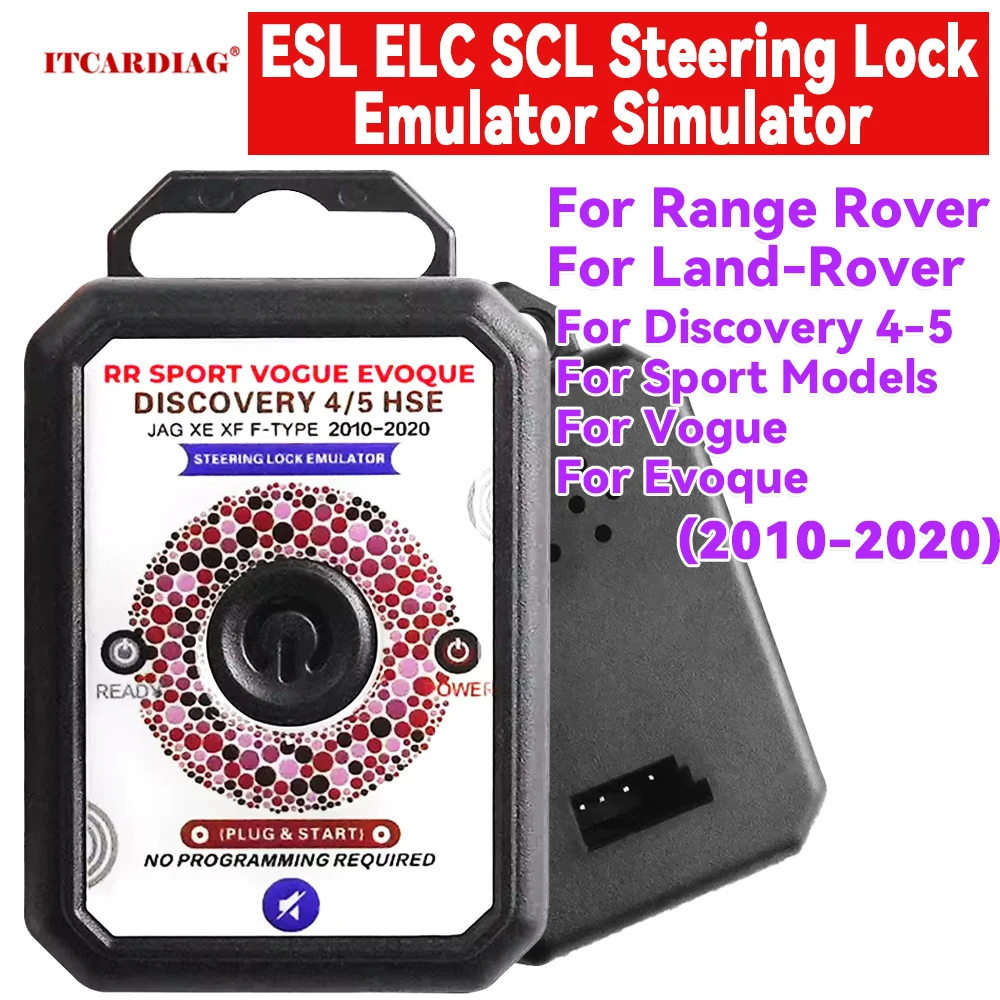 ESL ELC SCL Steering Lock Emulator Simulator For Range Rover Land Rover Discovery Evoque Vogue Sport XE XF E-TYPE Year 2010-2020