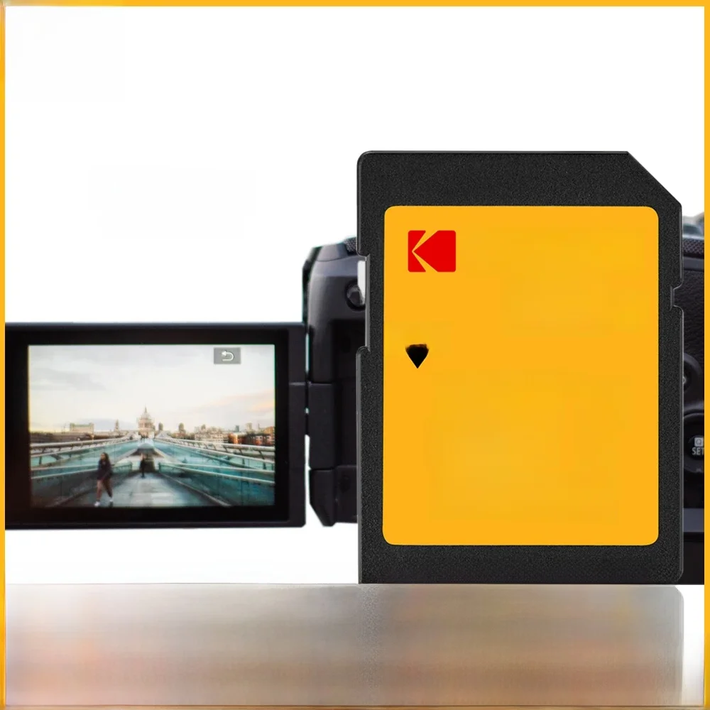 KODAK SD Card High Speed Class 10 256GB 128GB 64GB V30 carte sd Memory Card Full Size SD Cards For Camera