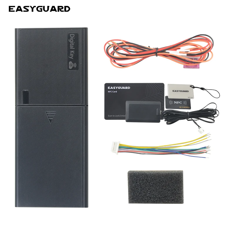 EASYGUARD Digital Smartphone Key With NFC Unlock/Lock Fit For Car With Factory Push Start Button DC12V