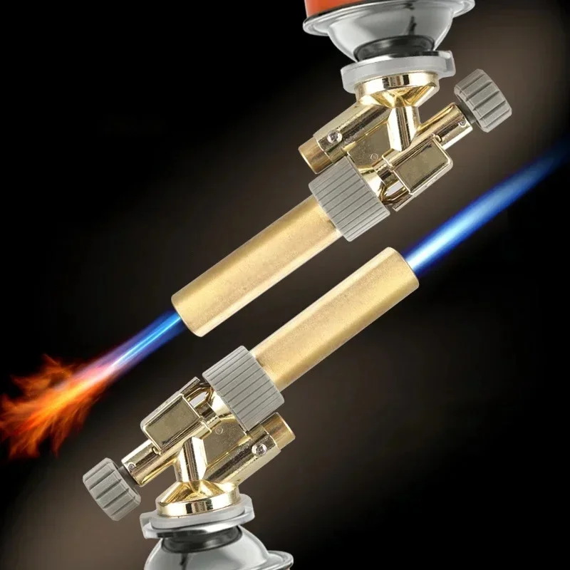 Torche à gaz de soudage en cuivre, pistolet à flamme, brûleur au Butane, briquet Portable pour barbecue en plein air, équipement de soudage, allumage de cuisine
