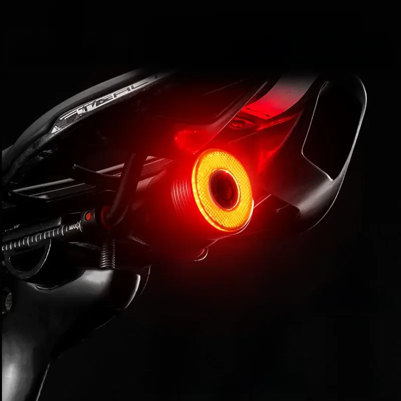 AliExpress ROCKBROS Bicycle Smart Auto Brake Sensing Light IPx6 Waterproof LED Charging Cycling Taillight Bike