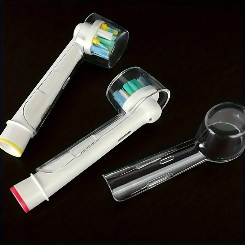 Couvercle de tête de brosse à dents électrique 5 pièces, couvercle anti-poussière de tête de brosse à dents électrique, couvercle de Protection de tête de brosse à dents, fournitures de rangement à