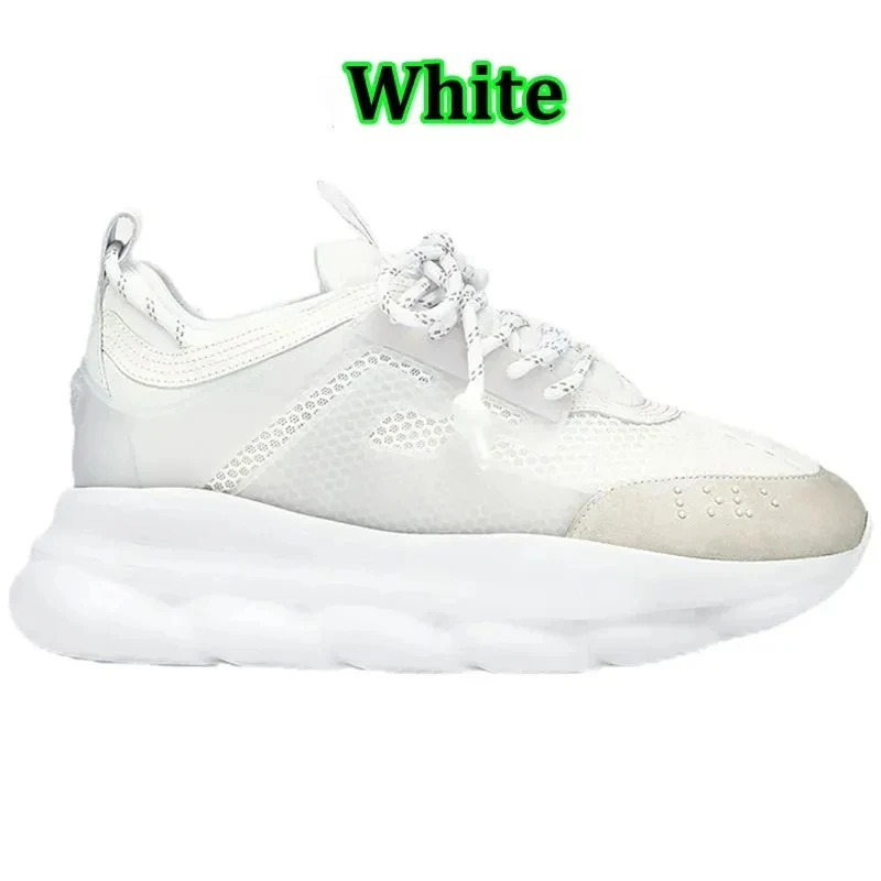 

2024 Chain reaction casual shoes men women designer sneakers platform shoe triple balck white cherry Bluette Gold Baroque Print