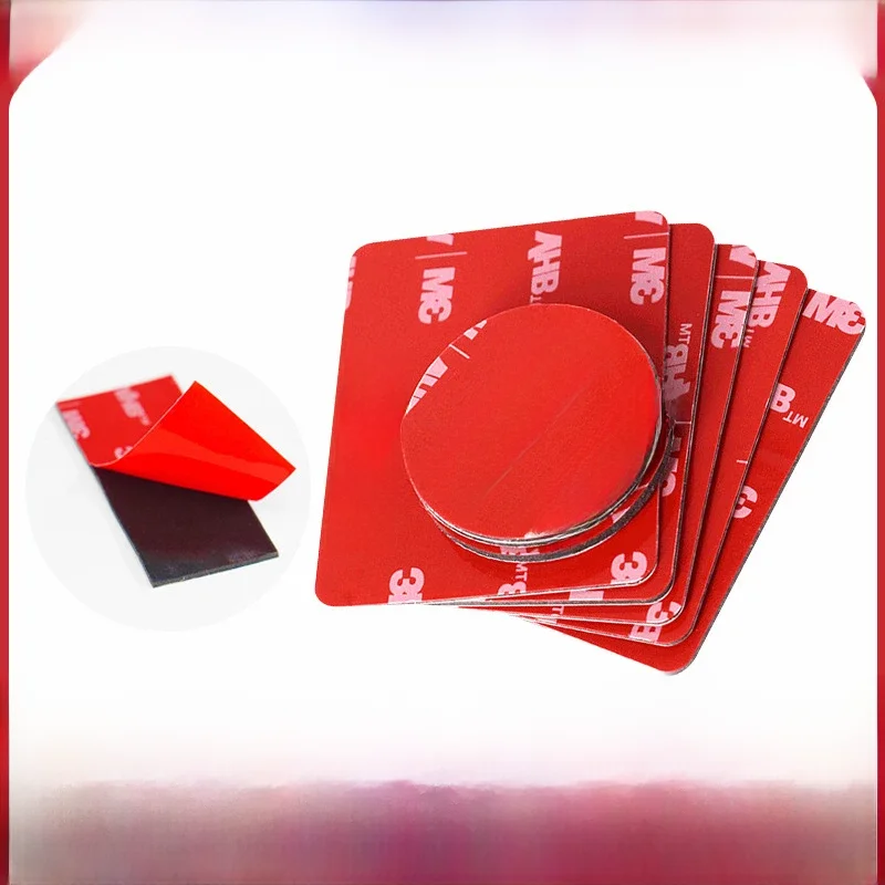 Vente chaude 5 pièces 3M ruban Double face bâton VHB ruban en mousse étanche rond carré voiture pour ruban Double face fort