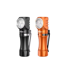 Wurkkos HD10 Headlamp Rechargeable 14500 IP68 Mini EDC 1200Lm 3* 90 CRI LEDs + 3* RGB Aux LEDs Anduril 2.0 Fishing Camping Torch