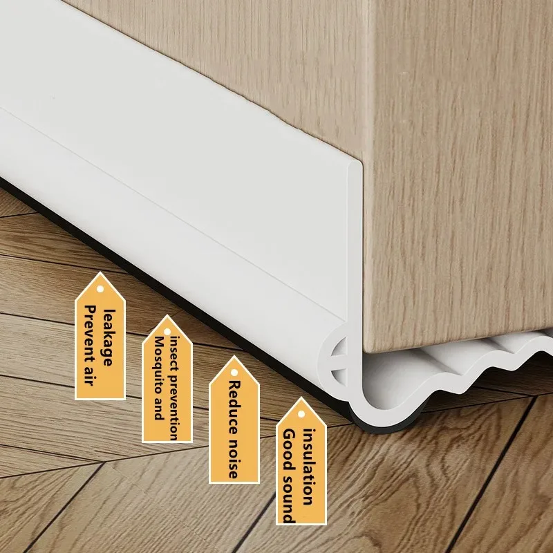 1 szt. 1m/39,37 cala Uszczelka pod drzwi, listwa uszczelniająca, blokada przeciągów pod drzwiami, grubsza, chroniąca przed zimnem, uszczelniająca szczeliny