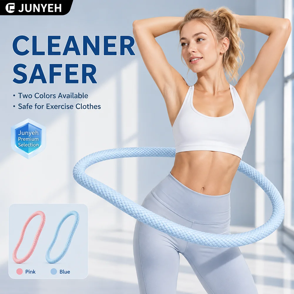Aro de Hula Hoop con Peso para Ejercicio Silencioso, Material de Seda Fría, Entrenamiento de Cintura, Ejercicio en Casa