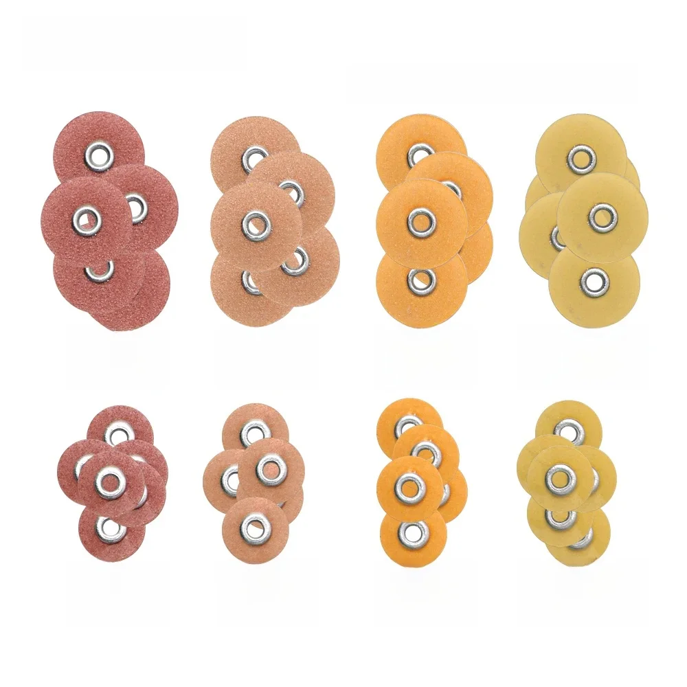 Disques de finition et de polissage dentaires, 50 pièces/sac, Composites de céramique et de verre, restaurations d'ionomer, matériau dentaire Autoclavable