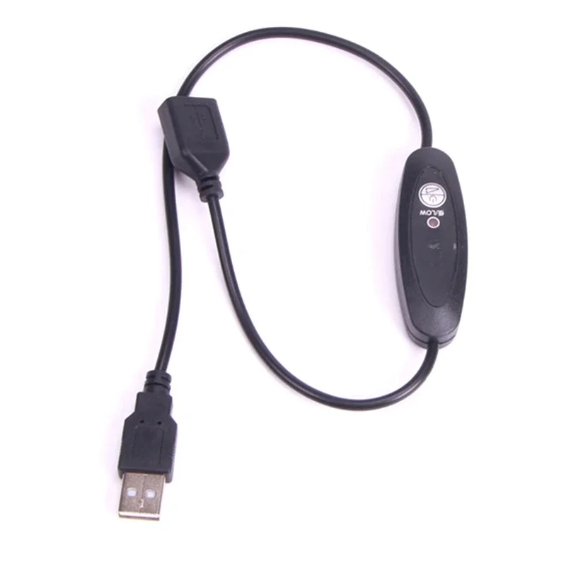 USB 5V-12V Temperature Controller Heater Thermostat 3-Speed Adjustable 24W