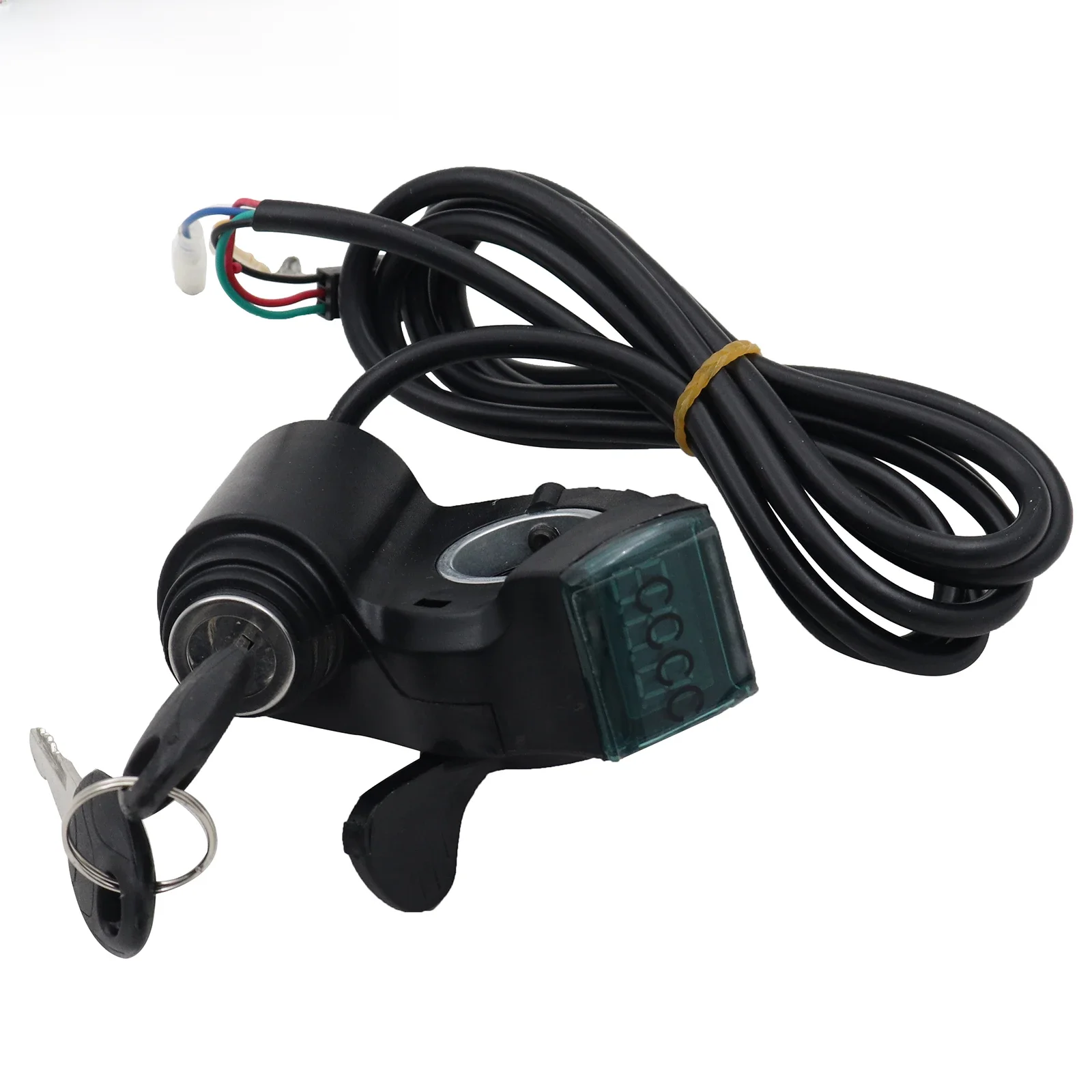 AliExpress NONE Electric Bicycle Thumb Throttle Voltmeter Digital Voltage Display Red Screen Lock Speed Control Electric E-Bike Turning Handle