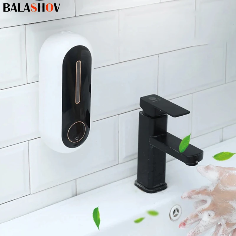 Smart Soap Dispenser 450ml Touchless Motion Sensor Washing Hand Device Wall-Mounted Liquid Soap Dispenser for Home Bathroom