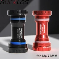 BUCKLOS rodamiento de cerámica BB68 soporte inferior de bicicleta para SHIMANO BSA 68 soporte inferior BB roscado 68/73 24mm MTB manivela de bicicleta de carretera BB
