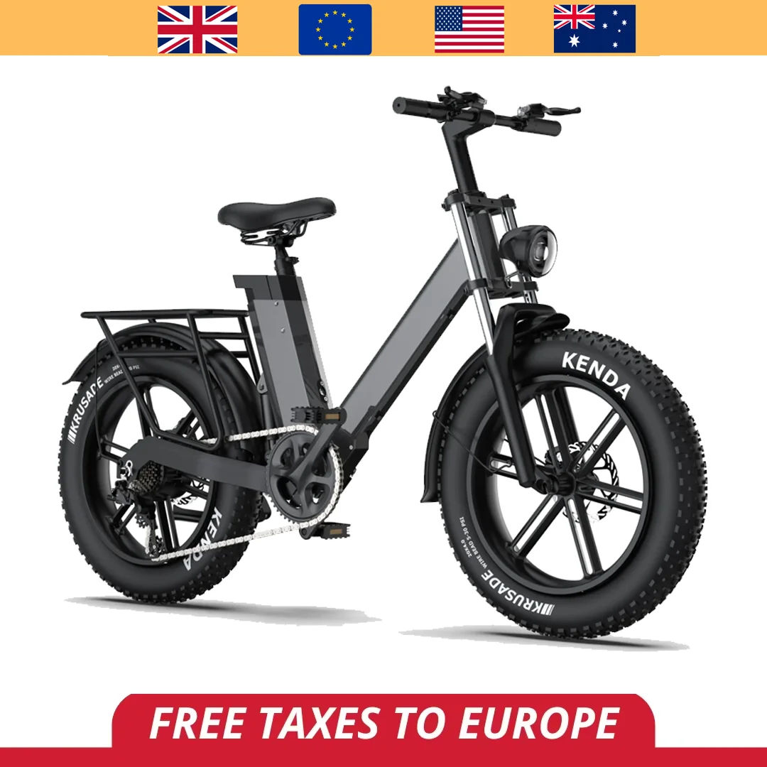 

Adult Electric Mountain Bike 750W Rear Hub Motor 20inch Fat Tire Snow E-bike Electric Bicycle Hybrid Bike