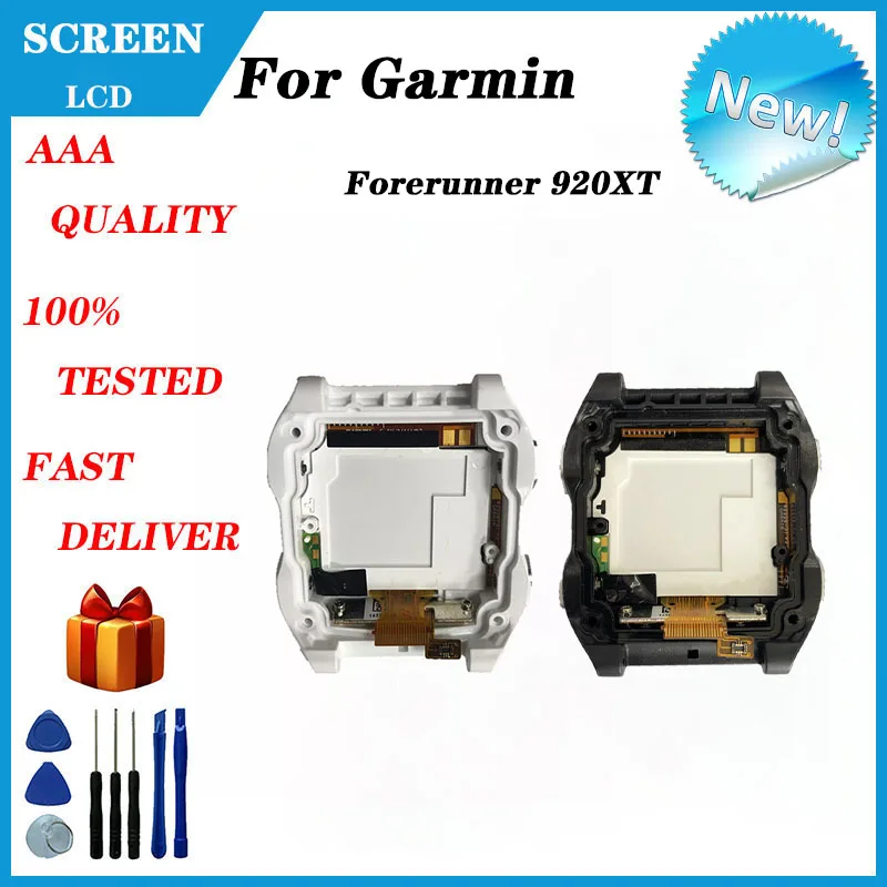 Original Complete LCD Screen Display for Garmin Forerunner 920XT 920 XT GPS Watch Original Repair Parts Replacement LCD Screen