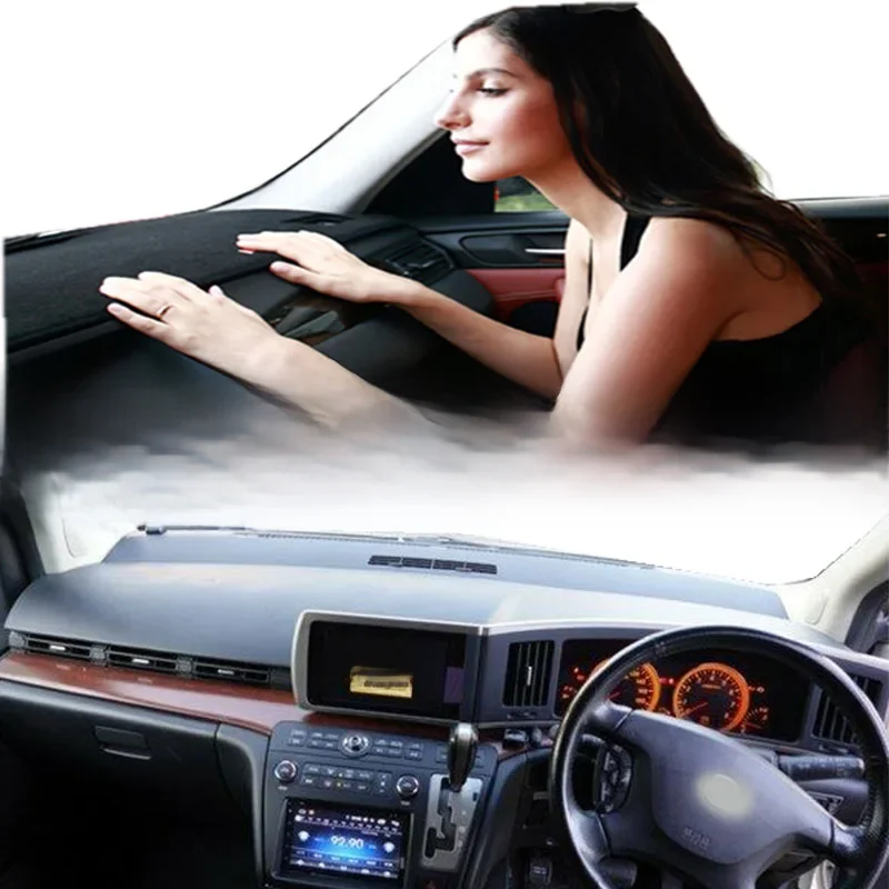 For Nissan Elgrand E51 2000-2010 Non-slip Sun Shade Dash Mat Dashboard Dashmat Instrument Pad Anti-Dirt Proof Ornaments