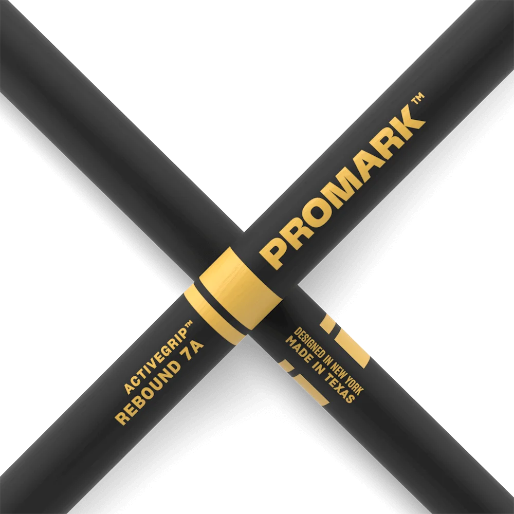 Promark by D\'addario Select Balance Forward/Rebound 5A/7A ActiveGrip Acorn Wood Tip Drumsticks