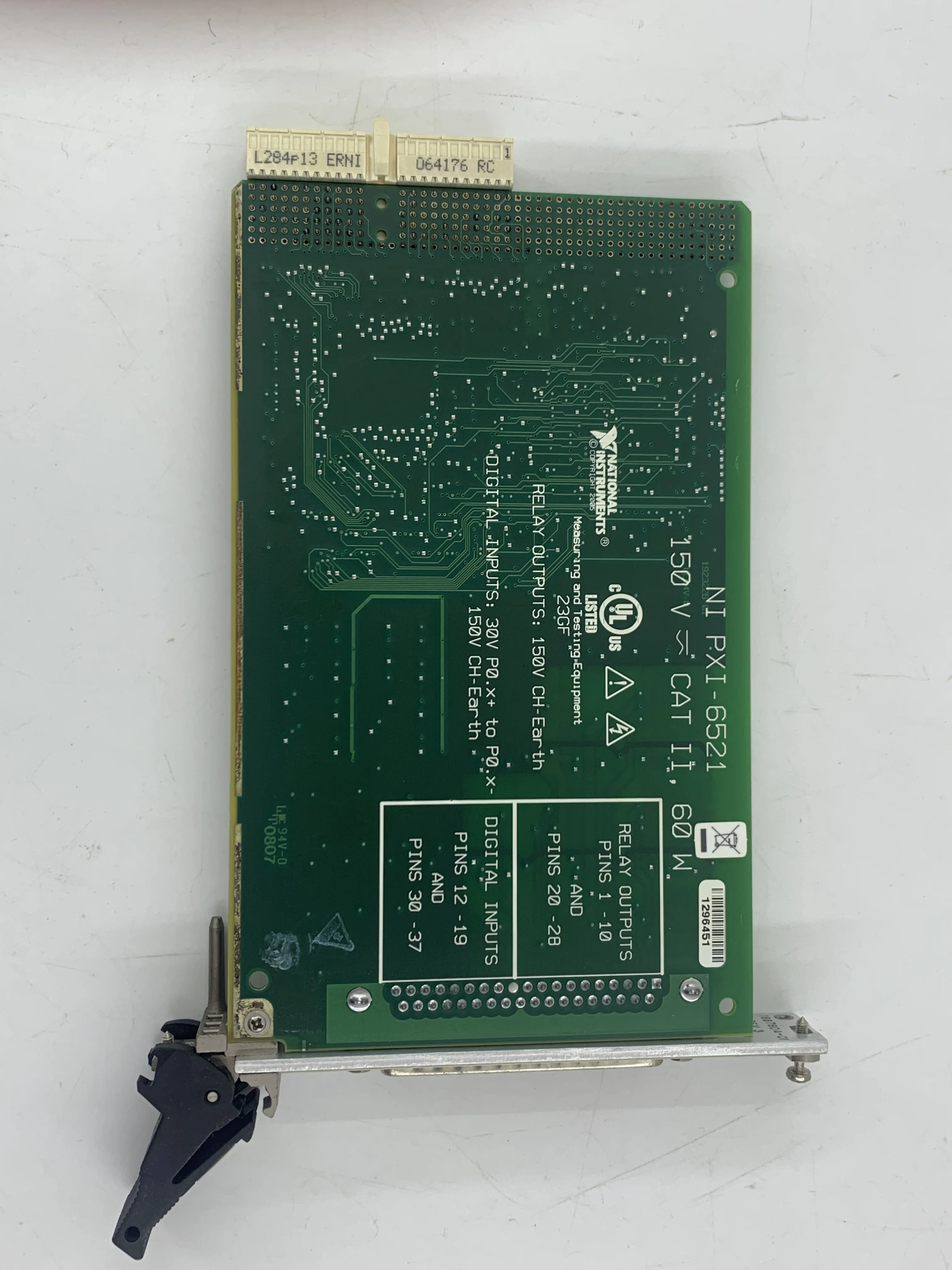 1PCS National Instruments NI PXI-6521 Digital I/O Module 779313-01