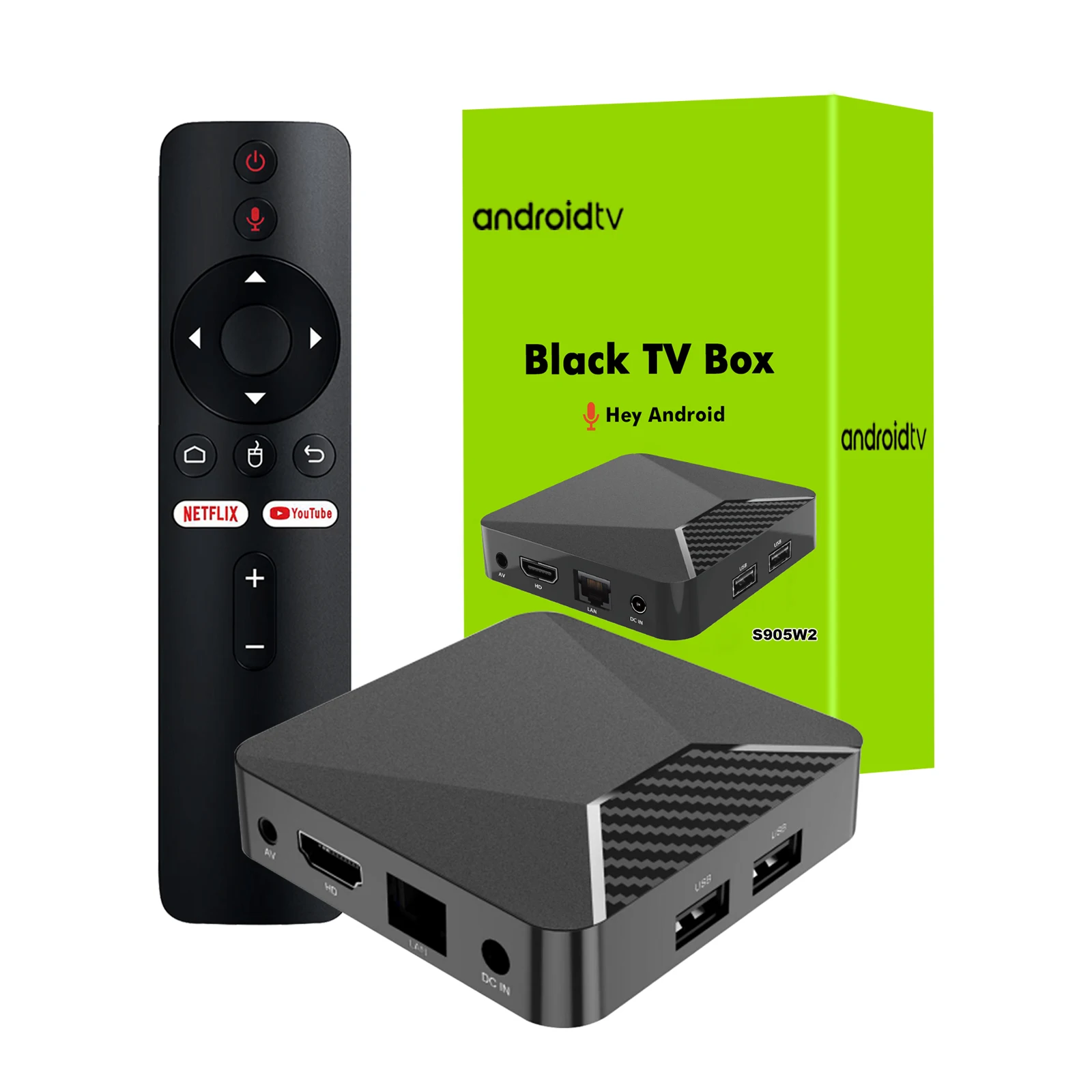BOXPUT iATV Q5 Plus Mini Smart TV Box BT5.2 100M Android 11 TV Box Amlogic S905W2 4K HDR 2.4G/5G WIFI Set top box Media Player