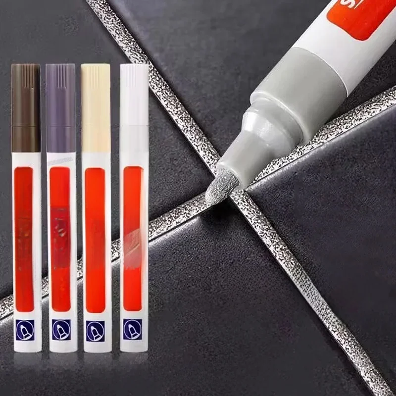 Waterdichte tegelmarkering voegpen muurnaad voor vloer badkamer keuken toilet muurnaad reparatie zwart wit goud zilver beige - afbeelding 2