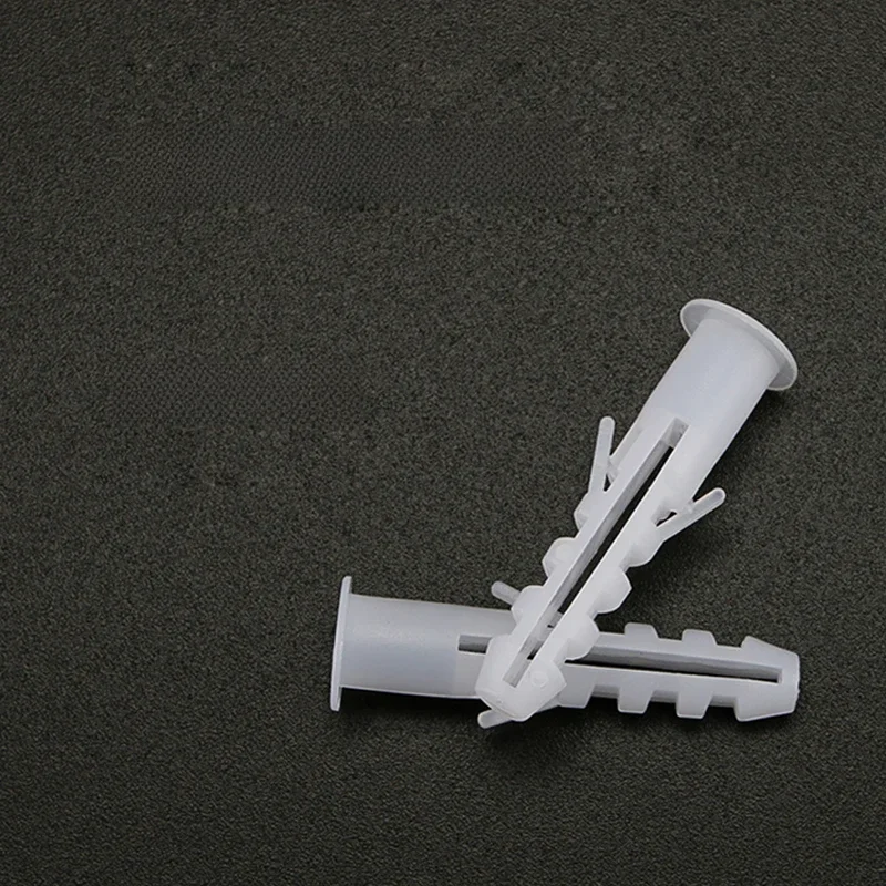 10/100 pièces 5/6/8/10mm Tube d'expansion en plastique tuyau ancrages muraux bouchons Expansion avec vis à tête Phillips A026