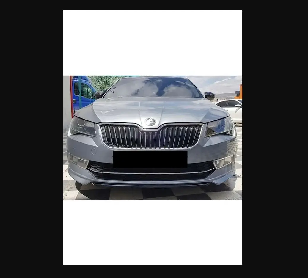 For Skoda Superb Front Lip 2019 2020 2021 2022  Abs Plastic - Bumper Spoiler Diffuser Side Skirts Body Kit Flaps Battery Wings