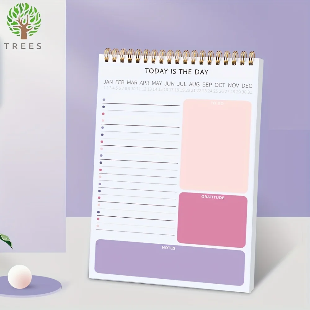 Daily planner items, this itinerary record book is suitable for planning time, work itinerary, office and school supplies