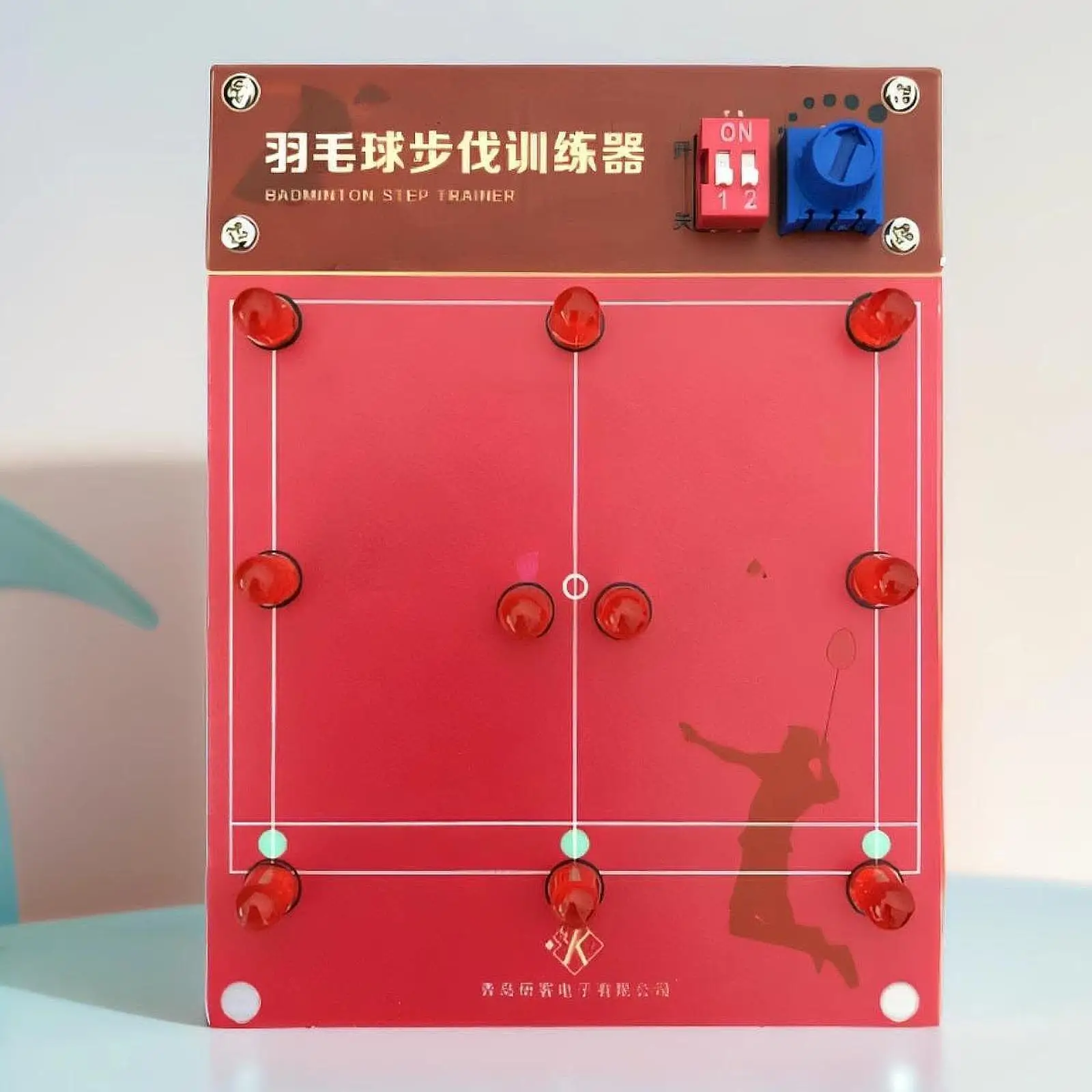 أداة تدريب كرة الريشة المحمولة لتنس الريشة، أداة تدريب فردية لتنس الريشة، خطوة ممارسة تساعد على التدريس #3