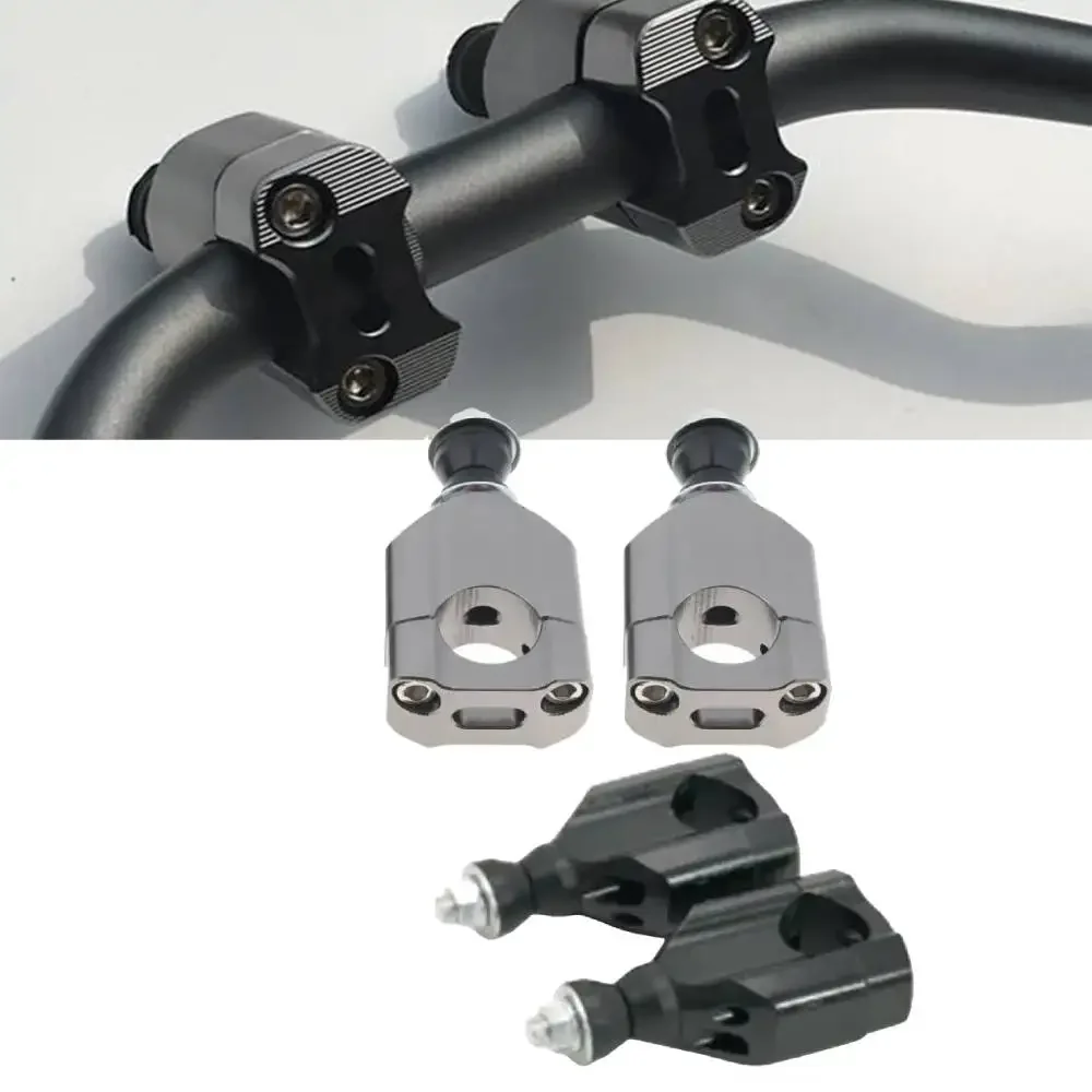 AliExpress 28mm 1 1/8' Motorcycle Front HandleBar Mount Clamps Riser Adaptor Dirt Bike ATV Motorcycle HandleBar Clamp Adaptor Aluminum