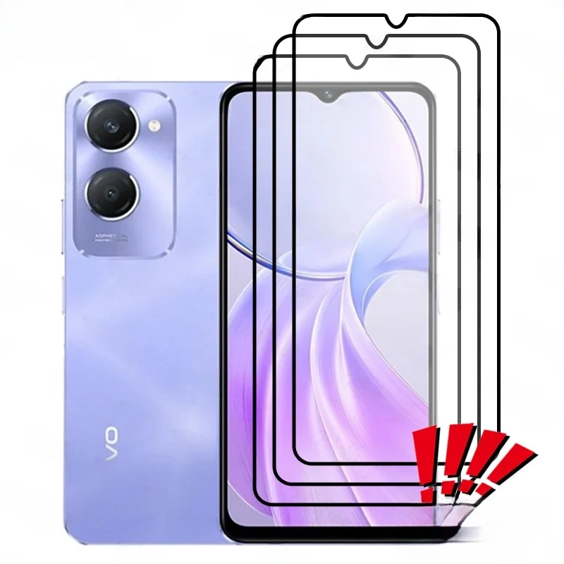 Couverture complète colle entière protecteur d'écran pour Vivo Y28S 5G verre trempé pour Vivo Y28S 5G verre pour Vivo Y28S 5G verre 6.56 pouces