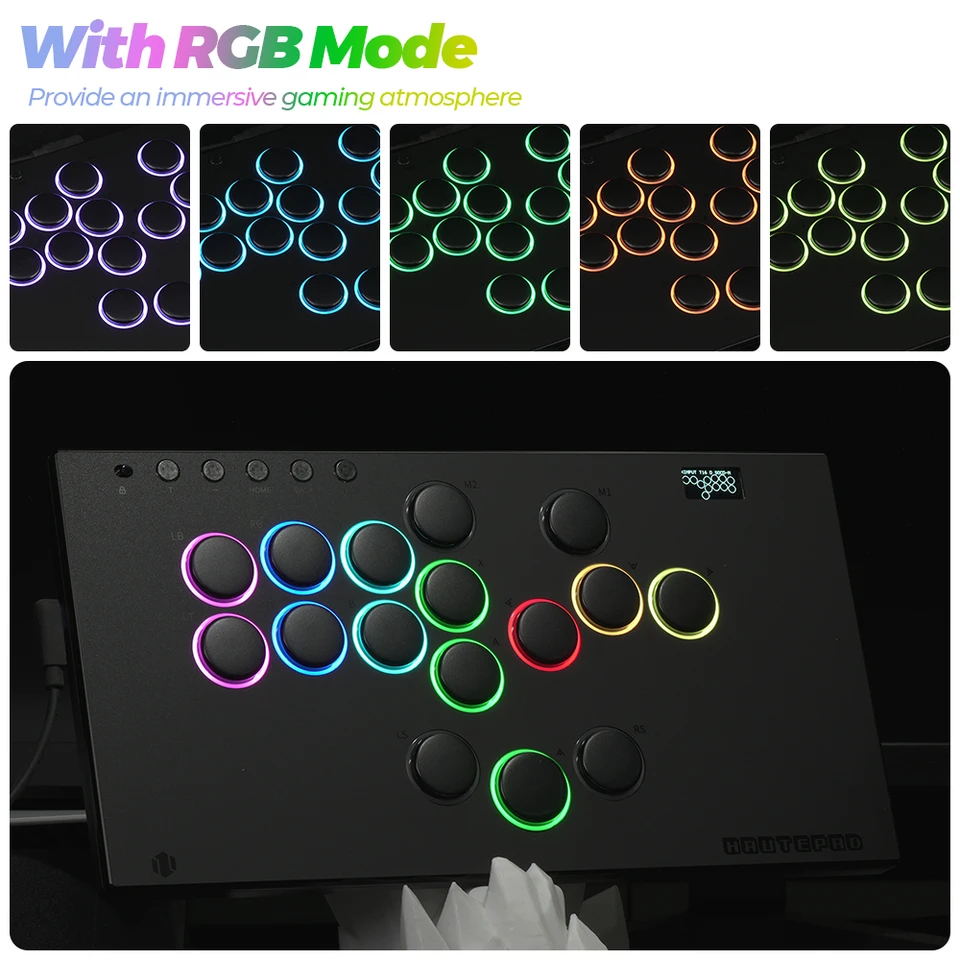 Haute42 E16 Mirrored Hitbox Leverless Controller For PC/PS4/PS5