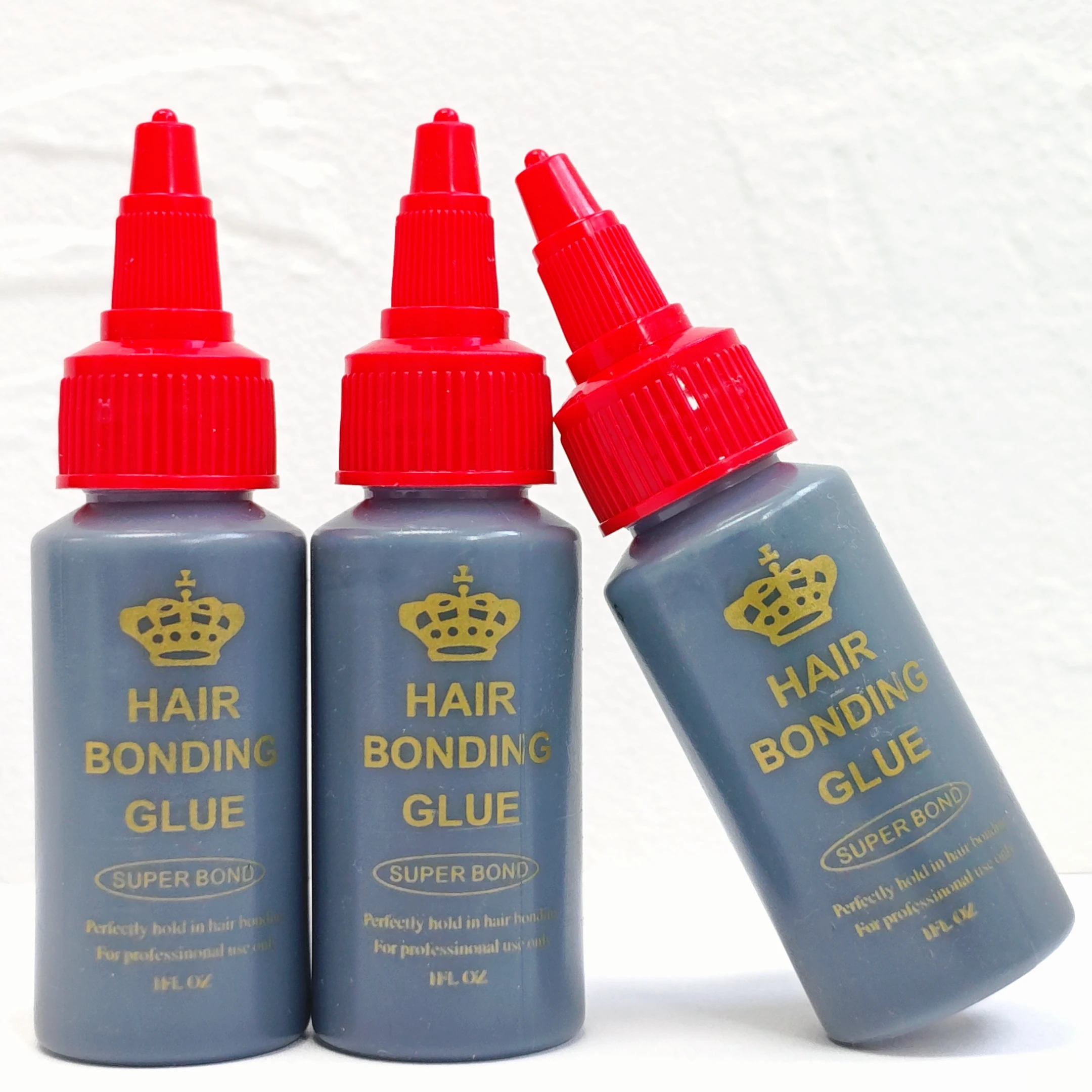 Black Hair Bonding Waterproof Glue 30ml Toupee Tool Adhesive False Eyelashes Wig Glue Professional Hair Extension Invisible Bond