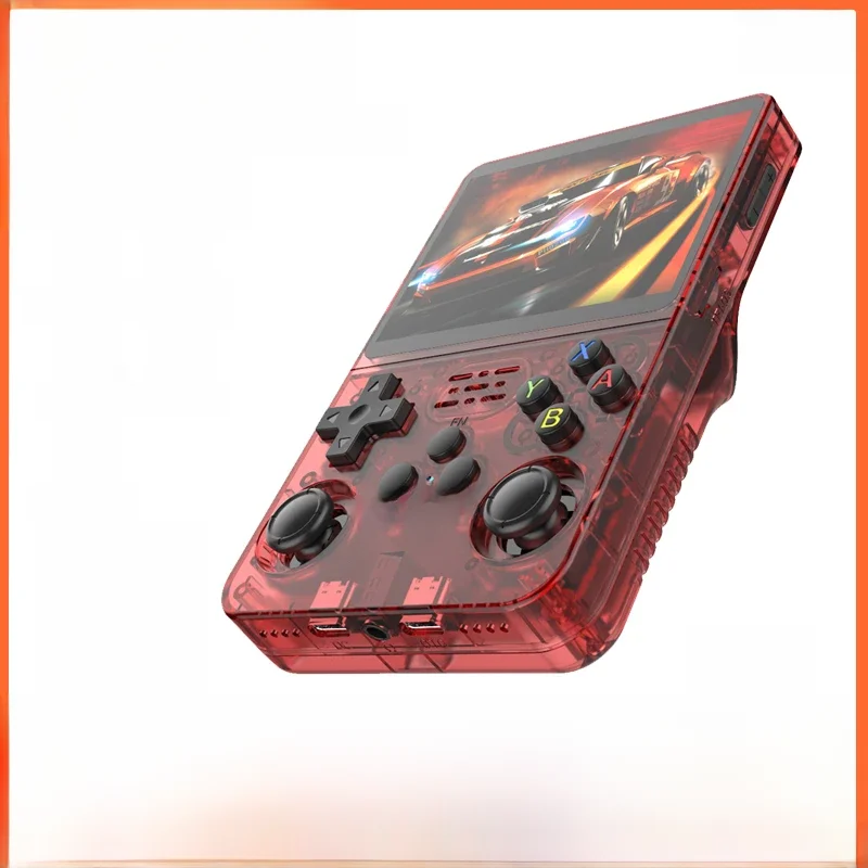 NIEUWE R36S Retro Handheld Game Console Linux Systeem 3.5 Inch IPS Scherm Draagbare Pocket Video Speler 64GB 128GB Games Kid Gift - afbeelding 2