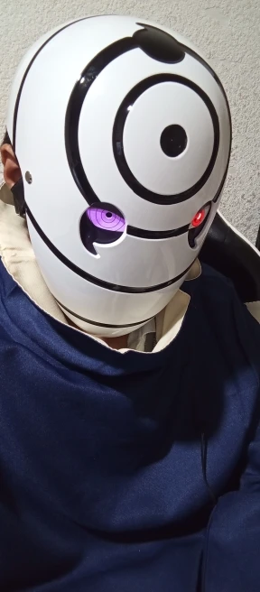 Happy customer with mask