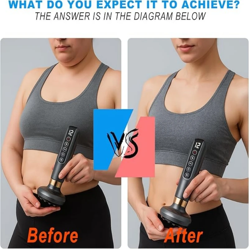 A full - body cupping, scraping and massaging device with 12 - level intensity, powered by USB and using vacuum cupping technolo image 6