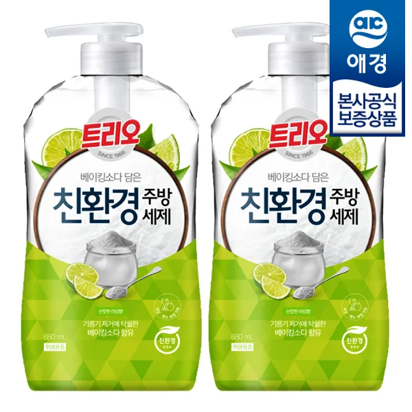 [Aekyung] The trio-dipped kitchen wash baking soda 680ml of lime x 2 pieces