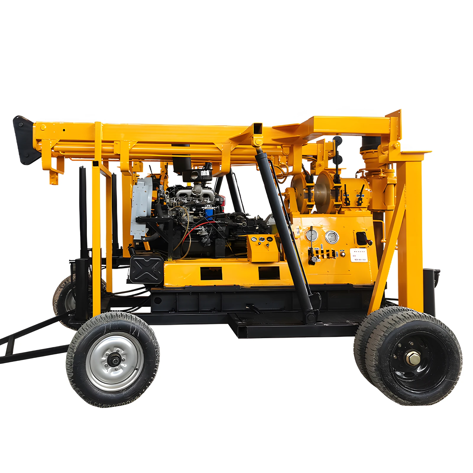 Small Portable Diamond Core Drilling Rig 50m Soil Drilling Machine 100m Hydraulic Crawler Mine Core Diamond Sample Drilling Rig