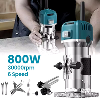 6 Speed 800W Electric triming Machine 30000rpm woodwork aggravating Hand Wood Edge Router Trimmer Home DIY Power oils