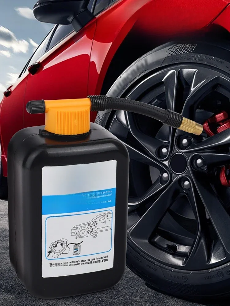 Colle de réparation de chambre à air de pneu sous vide 400ml, scellant universel pour réparation de pneus de voiture et de motos, liquide de réparation de pneus en caoutchouc, accessoires