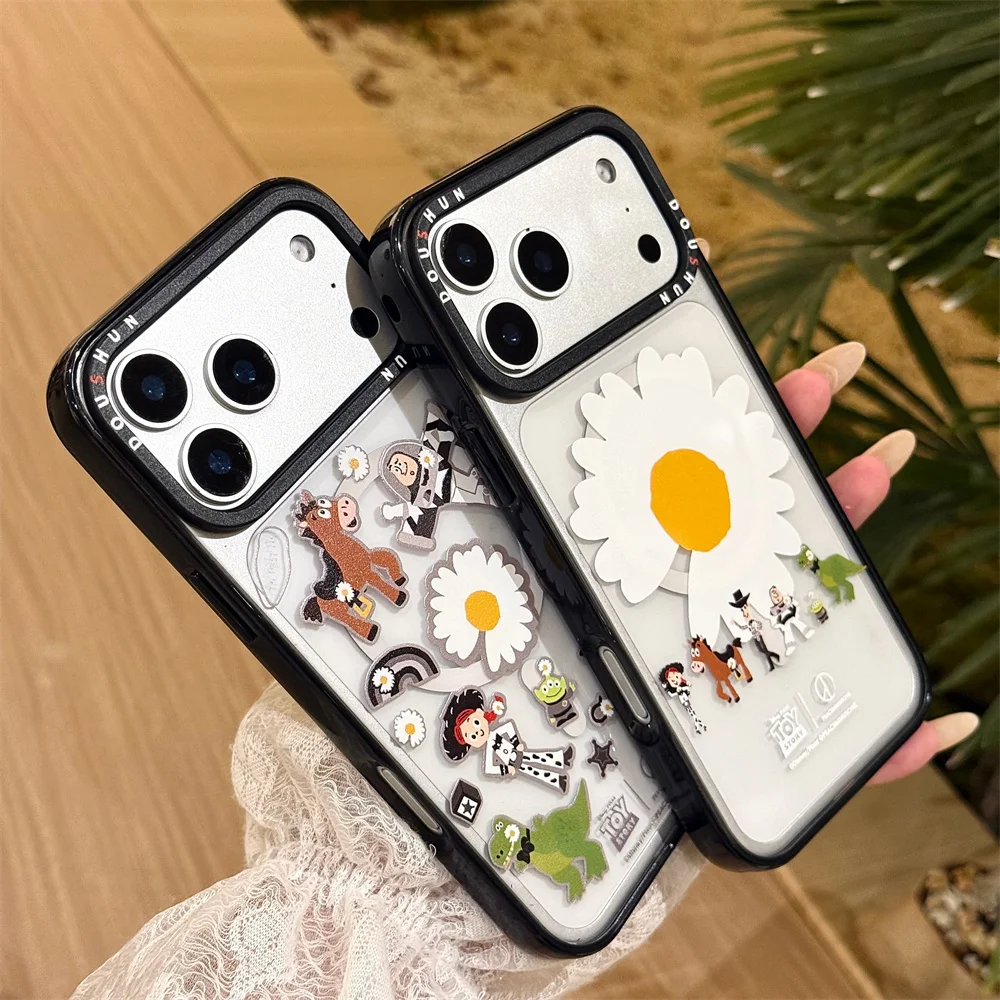 Urocze etui na telefon z motywem kwiatów i zabawek, magnetyczne, do iPhone 18 Pro Max 17 16 15 14 Pro 16 Pro 17 Pro, z podstawką Magsafe i łańcuszkiem. — zdjęcie produktu 4