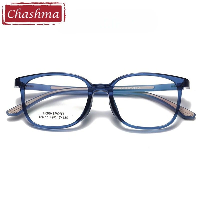 Chashma Prescription Glasses 49 mm TR90 Style Men Women Spectacles for Recipe Eyewear Anti Blue Block Myopia Eyeglasses Frames