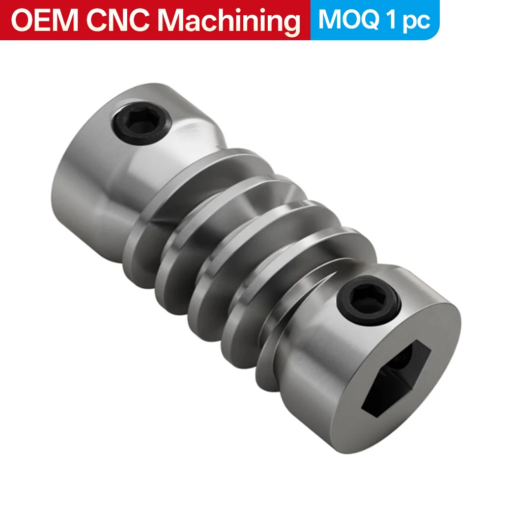 Custom CNC-turned steel upper eccentric shaft bolt; high-quality material and polished finish for enhanced performance
