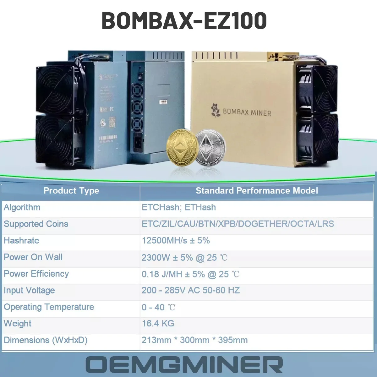 

Купите 2 и получите 1 бесплатно, BOMBAX MINER EZ100 12500M 2300W и т. д., ZIL,OCTA Miner, в наличии