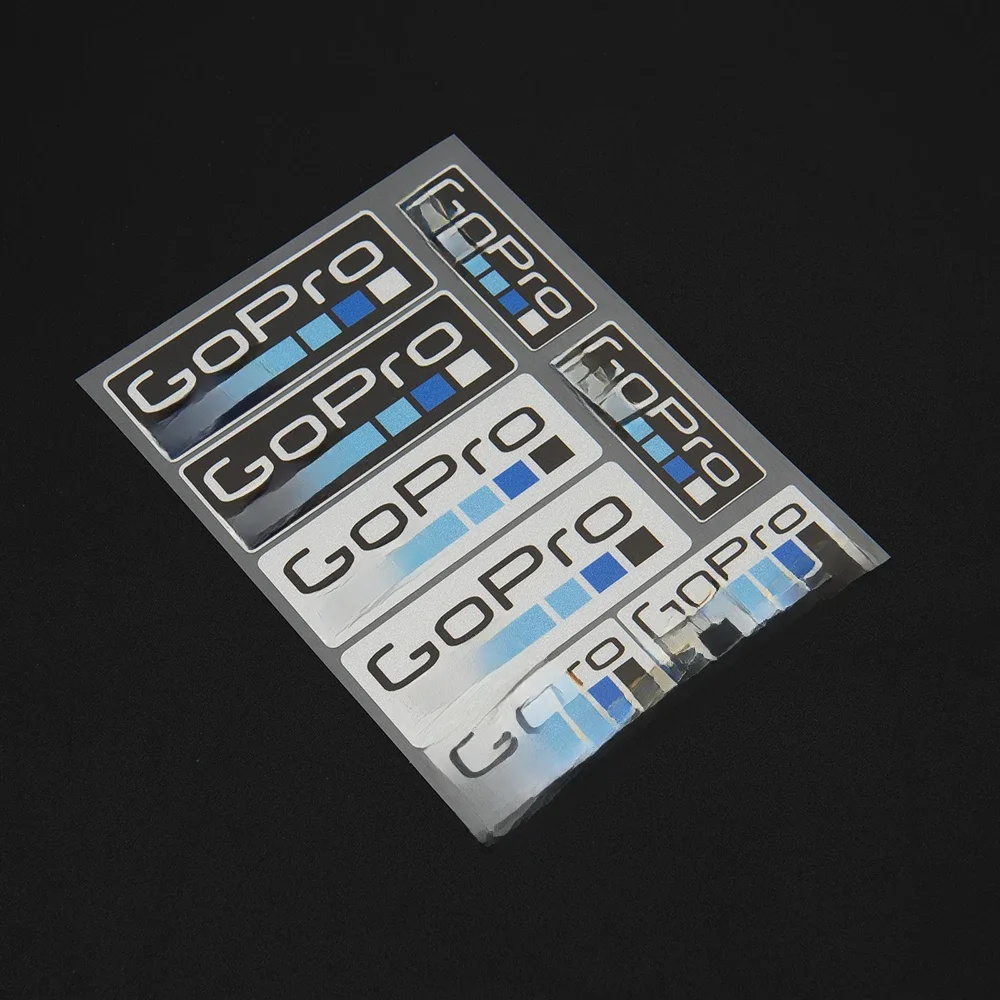 AliExpress GoPro Action Camera Stickers Laminated Car Bike Helmet Surf Decals Set Be a Hero for Suzuki Honda Kawasaki Ducati Yamaha Motor