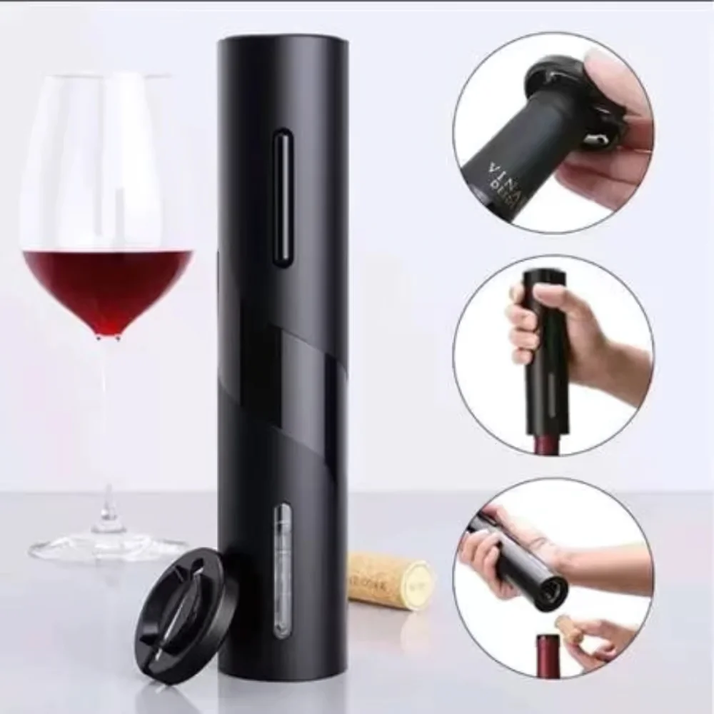 Saca Rolhas Automático Abridor De Vinho Garrafa Elétrico