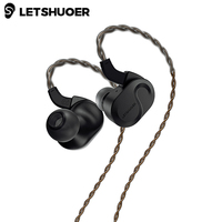 Letshuoer S08 In-ear Earphone Fourth Generation Dual-coil 13mm Planar Magnetic Driver Monitor HiFi Earphone Wired Earbuds