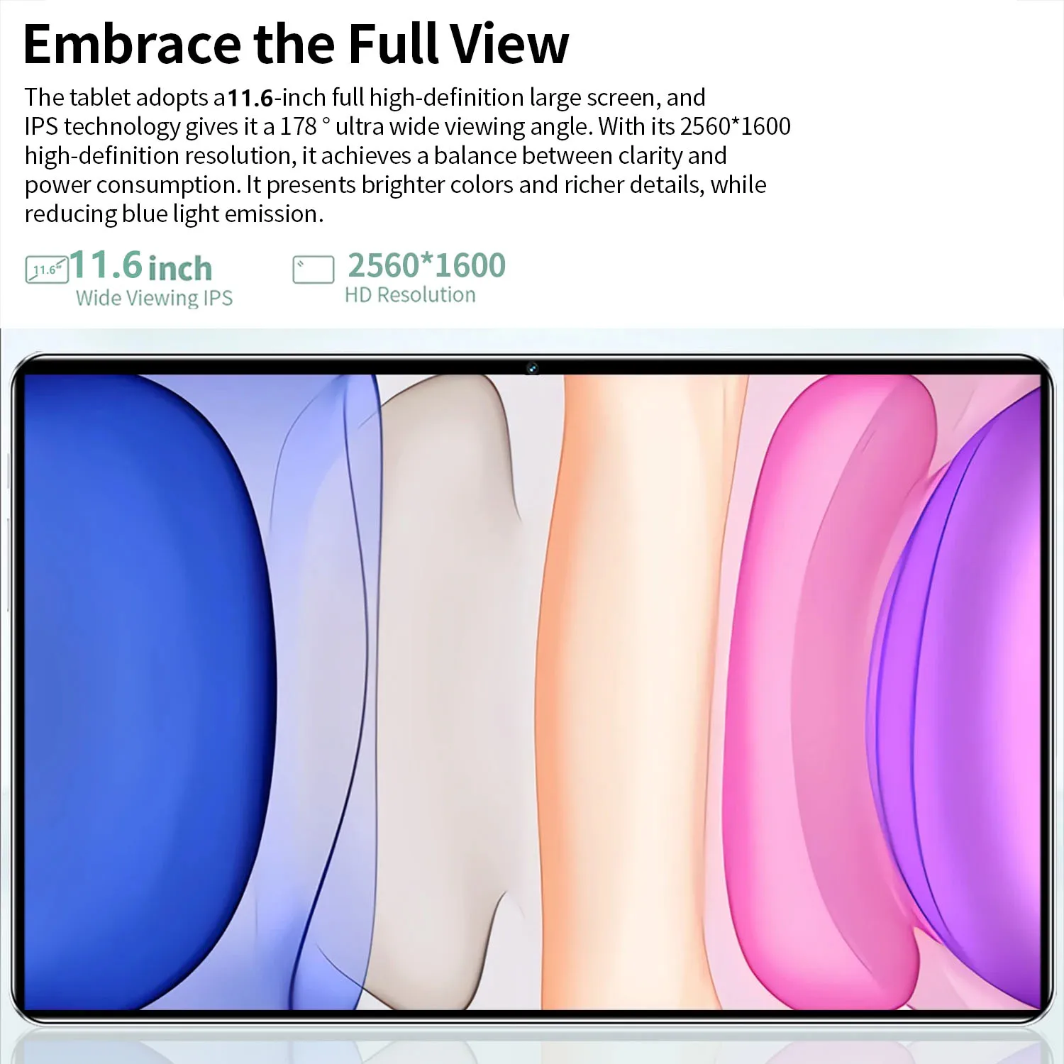 Tablet 5G 2025 Android 13.0 Baru 16GB RAM 1TB ROM Tablet 16MP 32MP 12000MAh 10Core WIFI Bluetooth Jaringan Tablet