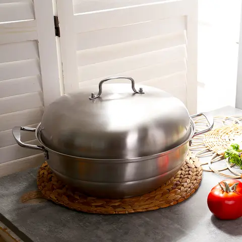 그랜드 올스텐 2IN1 파티팬 34 cm 찜솥