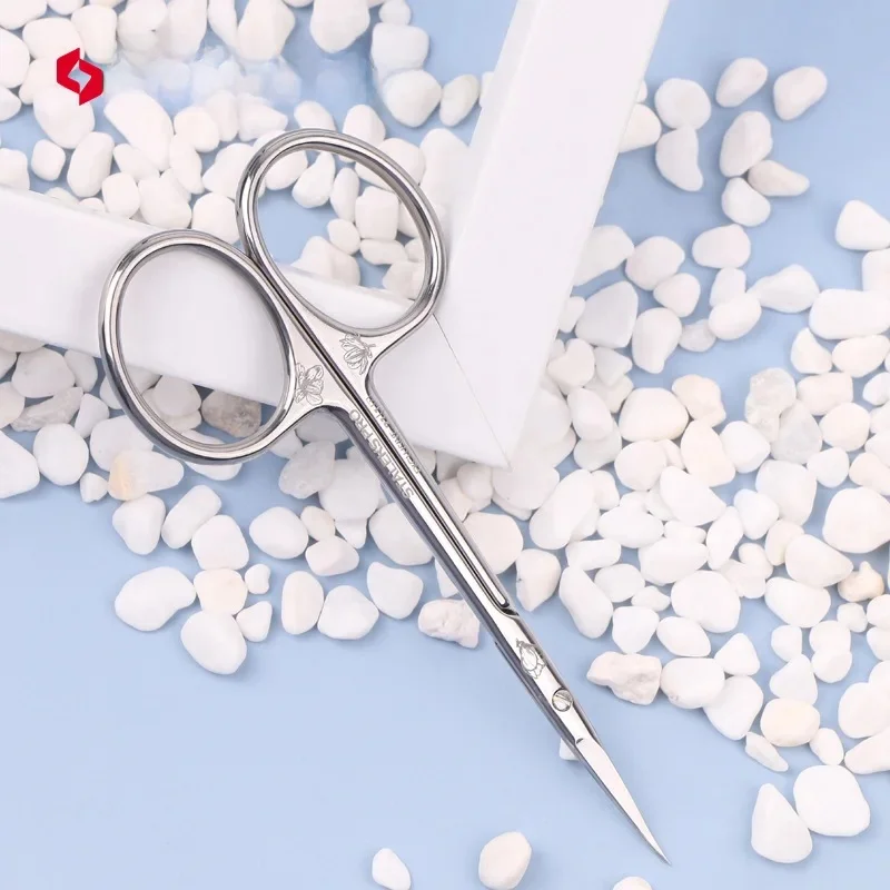 STALEKS Manicure martwa skóra nożyczki rosyjski styl Olecranon nożyczki do brwi Magnolia wzór złuszczający paznokci narzędzia SX-21/1m — zdjęcie 2