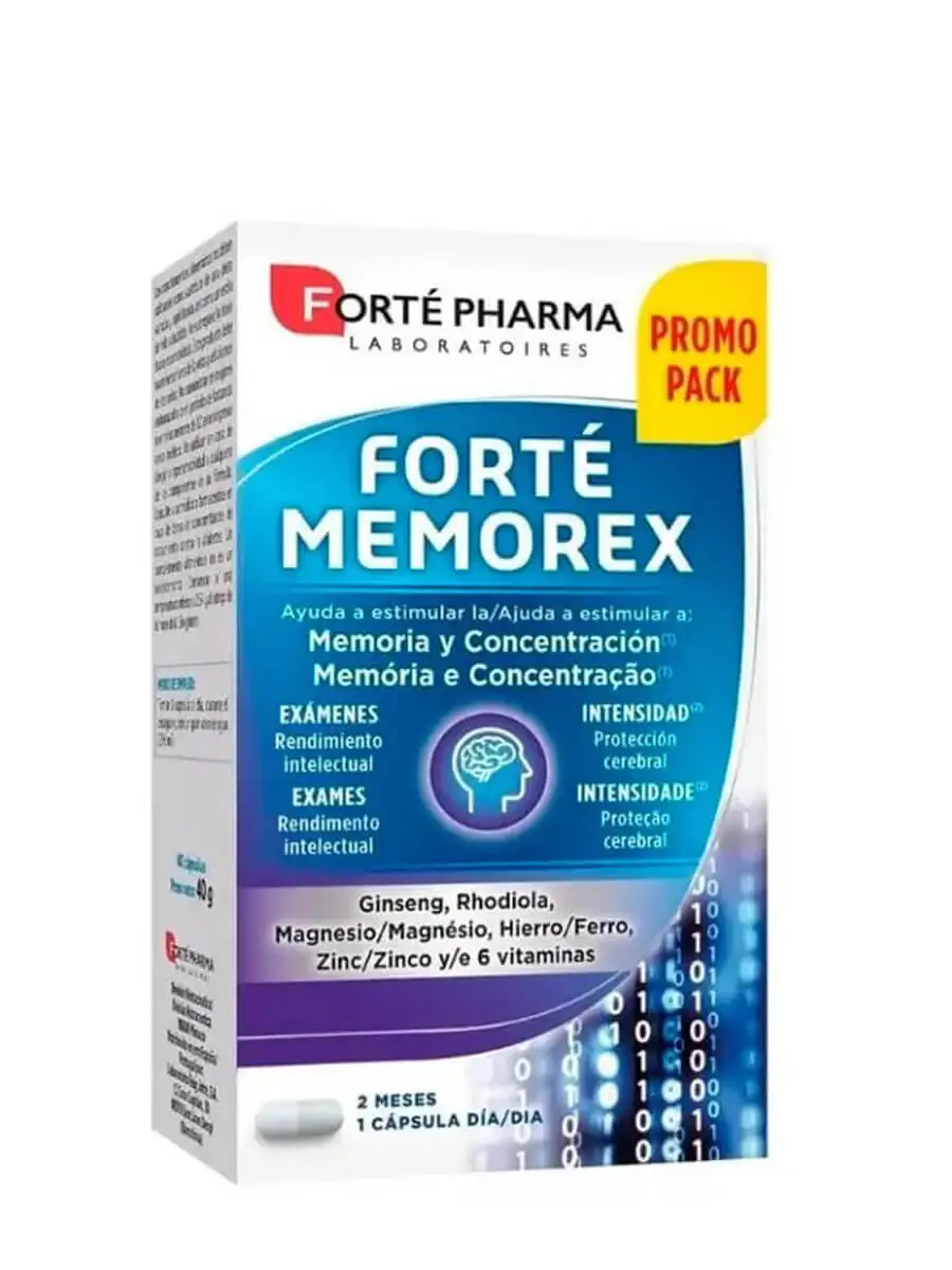 Forte Pharma Memorex 60 tablets-helps the proper functioning of the nervous system, stress and fatigue.