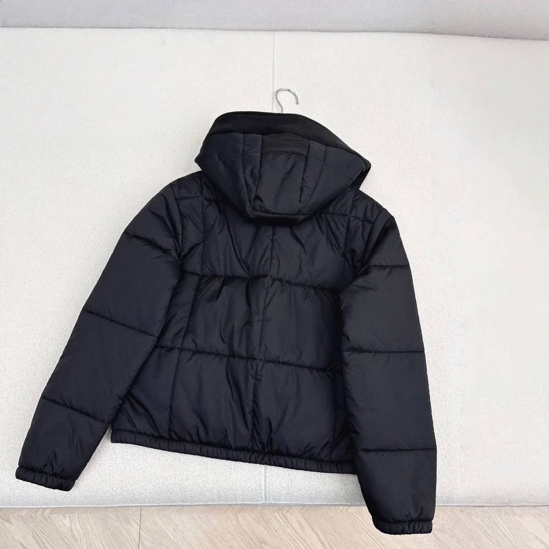 

Осень-зима 2022, новая женская одежда, ветрозащитный и водонепроницаемый пуховик из нейлонового материала с капюшоном и шнурком